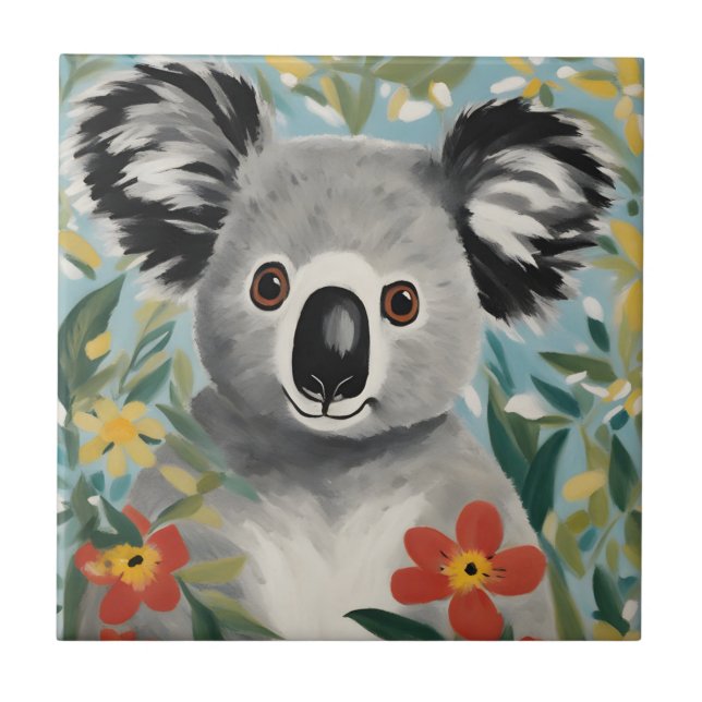 Koala Painting Tile (Front)