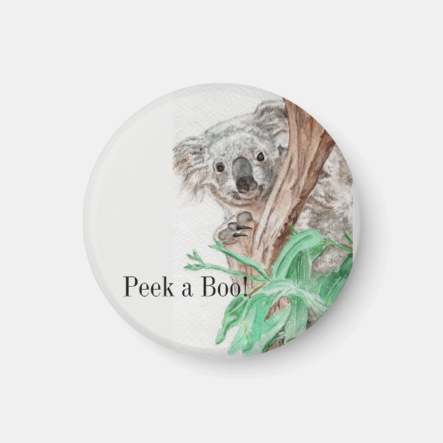 Koala Peek a Boo Magnet (Front)