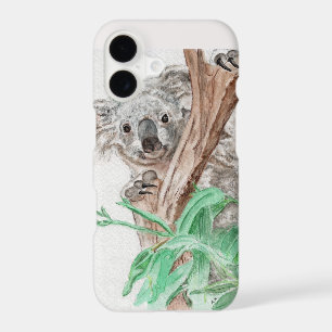 Koala Peek-a-Boo on an IPhone Case