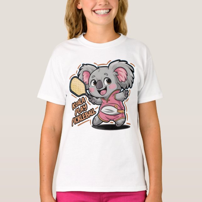 koala play pickleball T-Shirt (Front)