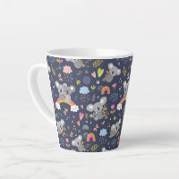 Koala Rainbow Love Pattern