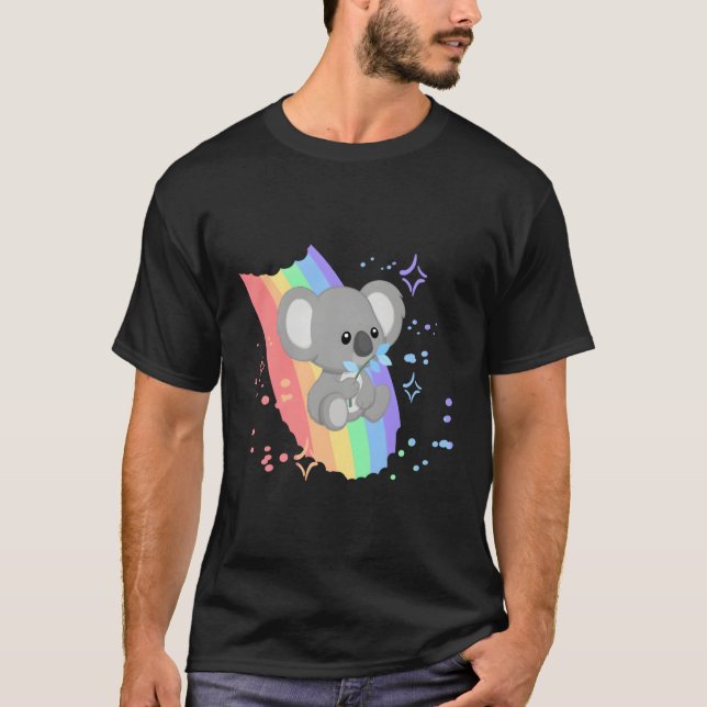 Koala Rainbow T-Shirt (Front)