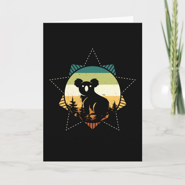 Koala Retro Card (Front)