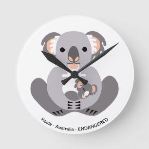 Koala - round clock