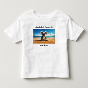 Koala sandy beach Australia the best place to be! Toddler T-Shirt