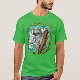 Koala Smoking Weed T-Shirt