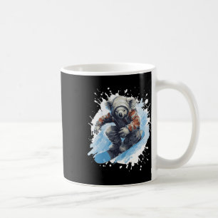 Koala Snowboarding Animal Snowboard  Coffee Mug