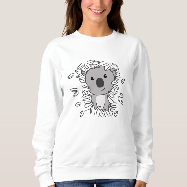 Koala Sweet Animals For Children Kawaii Koalas Sweatshirt (Front)