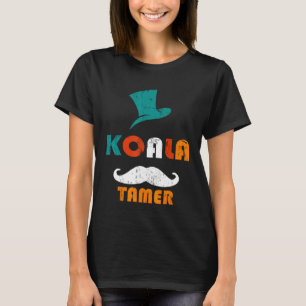 Koala Tamer Circus Master Funny Animals Distressed T-Shirt
