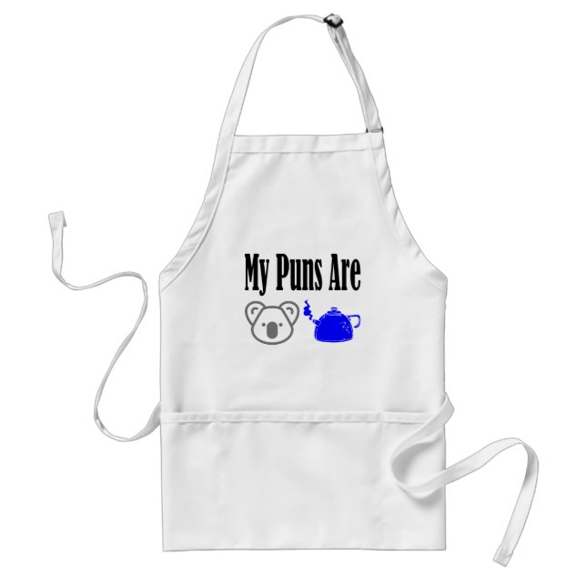 Koala Tea Puns Funny Standard Apron (Front)