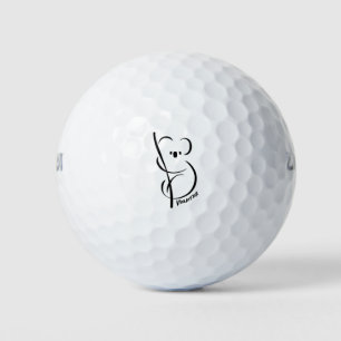 Koala Tee   Quality Minimal Ink Design Golf Balls