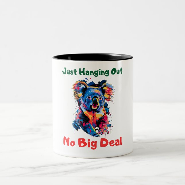 Koala Two-Tone Coffee Mug (Center)