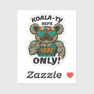 Koala-ty Reps Only – Funny Koala Gym Workout