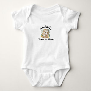 koala ty time with mum Cute Koala Baby Bodysuit