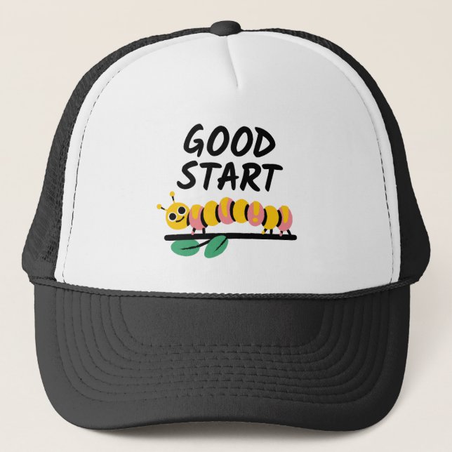 Koala-ty work Keep practicing Good start motivatio Trucker Hat (Front)