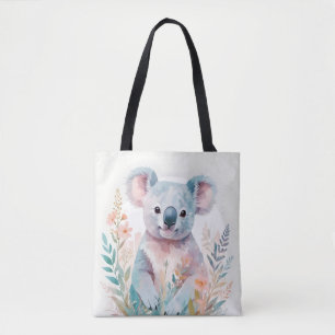 Koala Vintage Animal Nature Environment Forest Art Tote Bag