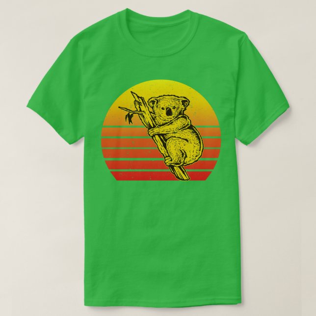 Koala Vintage Sunset T-Shirt (Design Front)