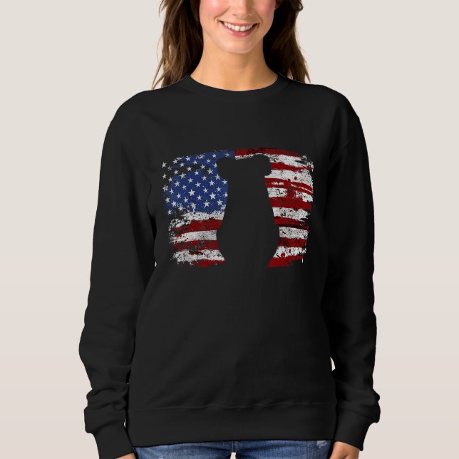 Koala Vintage Usa Flag Sweatshirt (Front)