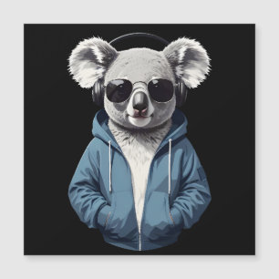 Koala Wearing Hoodie Funny Cool Animal Character