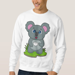 Koala with Coffee cup Sweatshirt