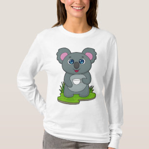 Koala with Coffee cup T-Shirt