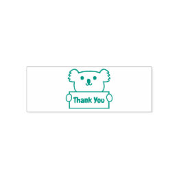Koala with text self-inking stamp