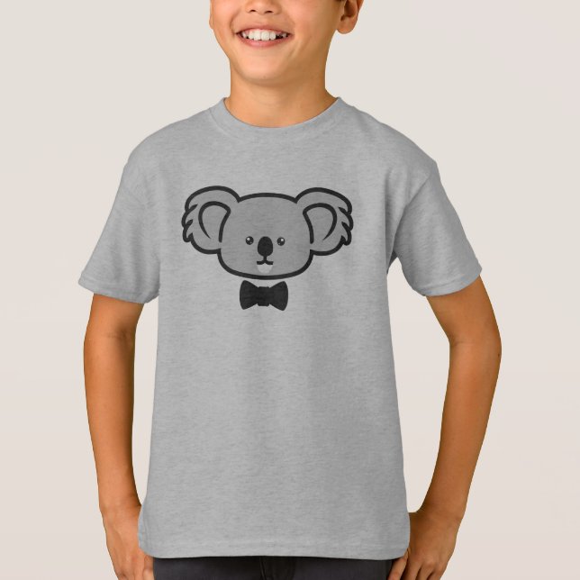 Koala with tie T-Shirt (Front)