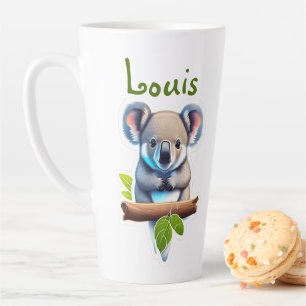 Koalabär auf Bambus Latte Mug