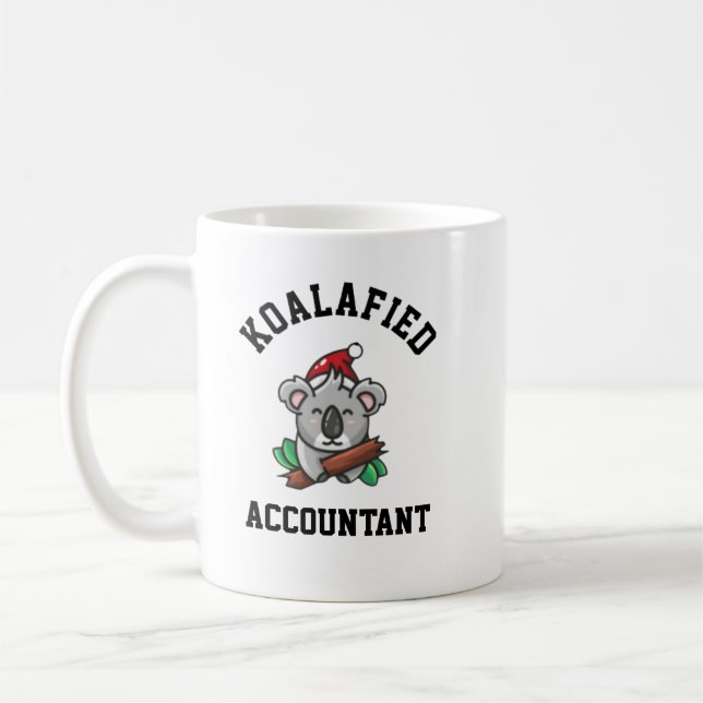 Koalafied Accountant  Coffee Mug (Left)