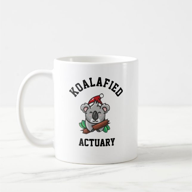 Koalafied Actuary Coffee Mug (Left)