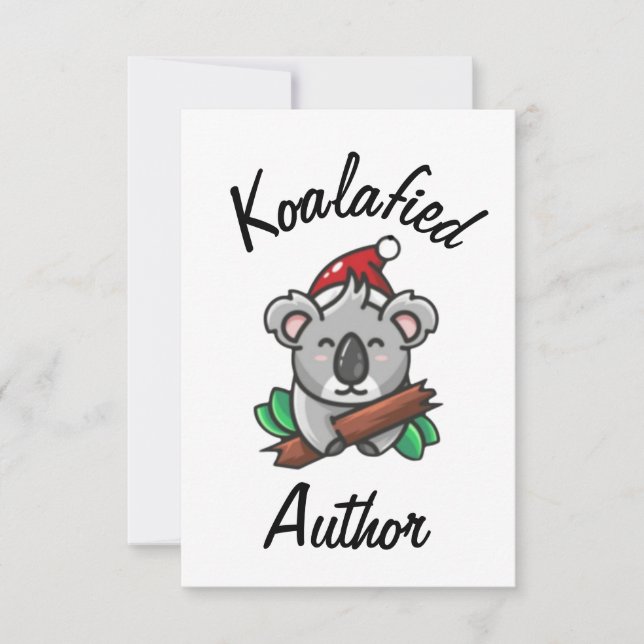 Koalafied Author Card (Front)