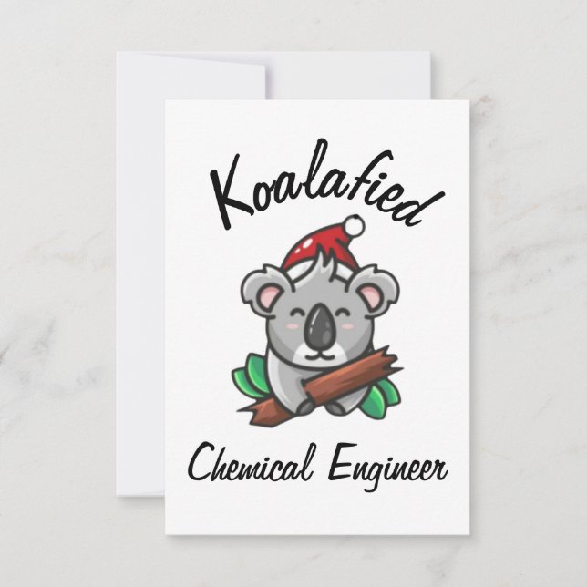 Koalafied Chemical Engineer Card (Front)