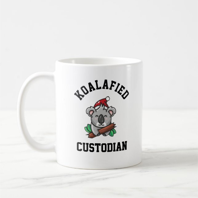 Koalafied Custodian  Coffee Mug (Left)