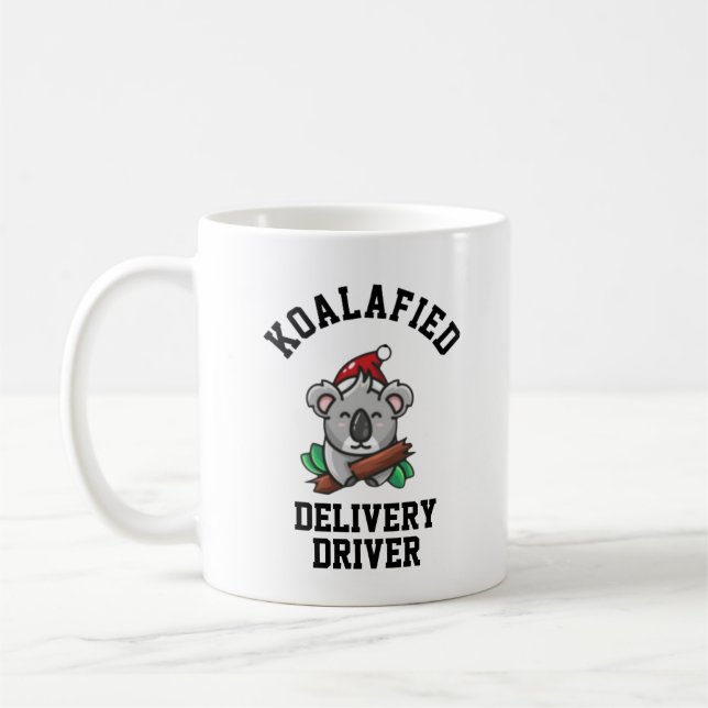 Koalafied Delivery Driver  Coffee Mug (Left)
