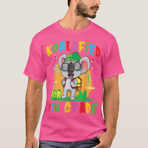 Koalafied For 4th Grade Back To School Koala Bear T-Shirt