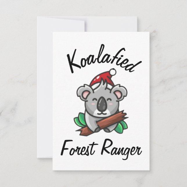Koalafied Forest Ranger Card (Front)