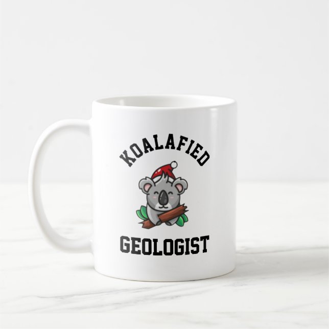 Koalafied Geologist Coffee Mug (Left)