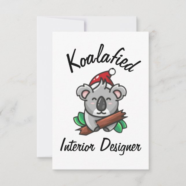 Koalafied Interior Designer Card (Front)