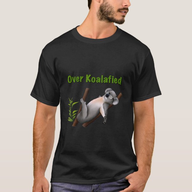 Koalafied Koala Funny Animal T-Shirt (Front)