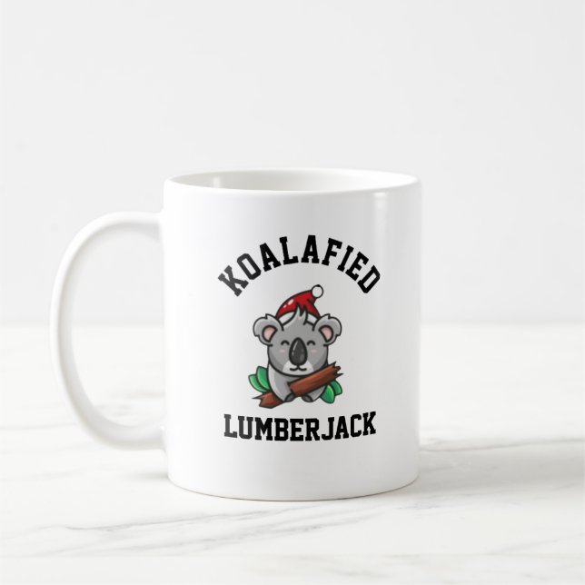 Koalafied Lumberjack  Coffee Mug (Left)