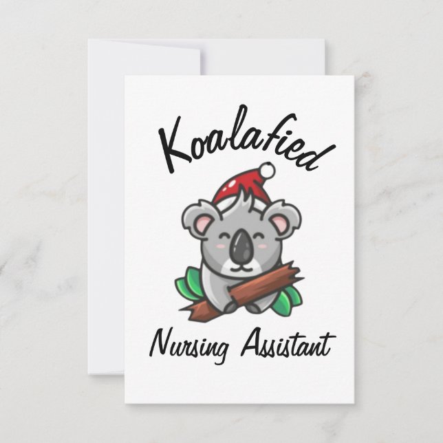 Koalafied Nursing Assistant Card (Front)