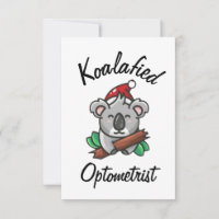 Koalafied Optometrist Card