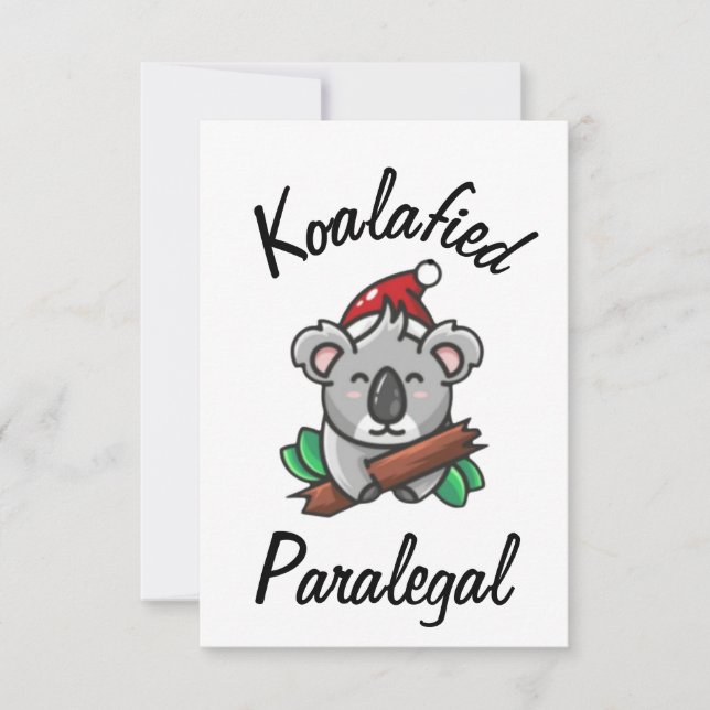 Koalafied Paralegal Card (Front)