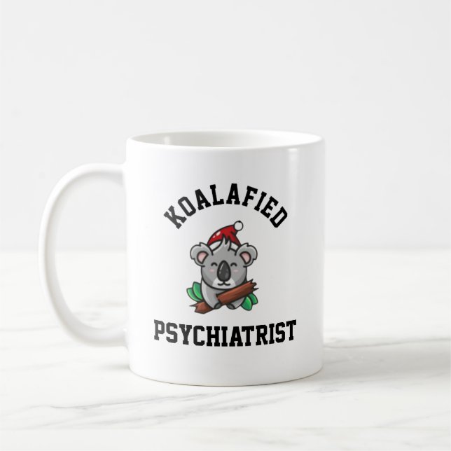Koalafied Psychiatrist Coffee Mug (Left)