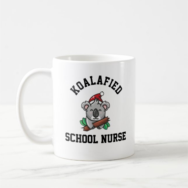 Koalafied School Nurse Coffee Mug (Left)