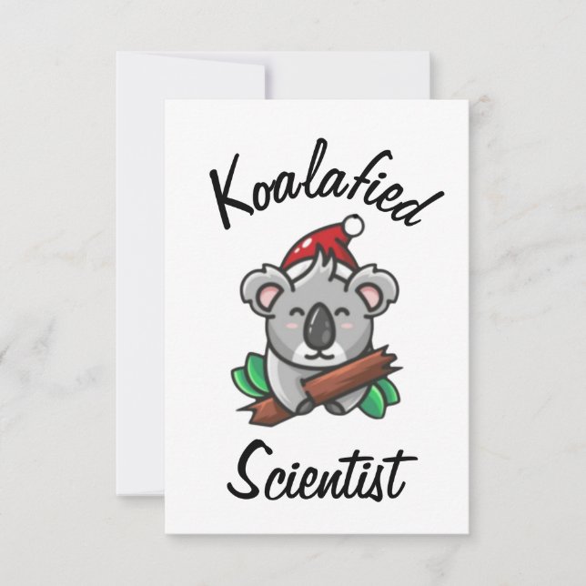 Koalafied Scientist Card (Front)