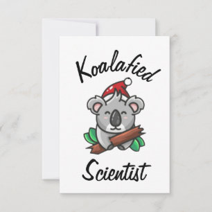 Koalafied Scientist Card