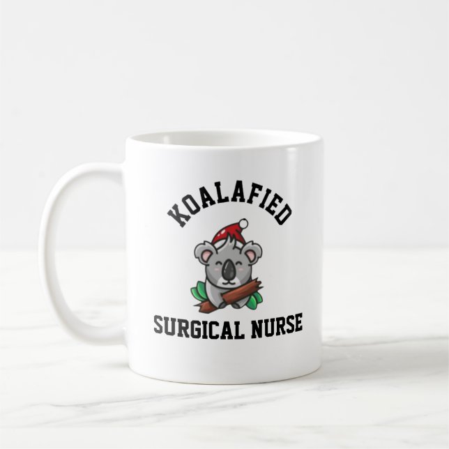 Koalafied Surgical Nurse Coffee Mug (Left)
