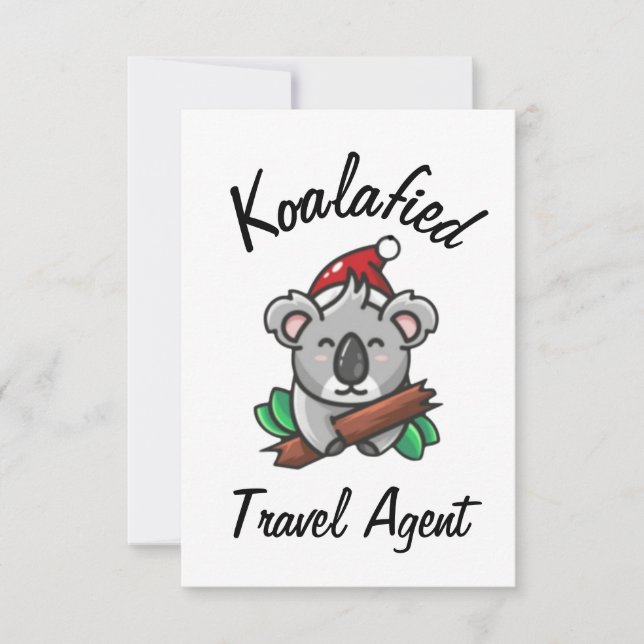 Koalafied Travel Agent Card (Front)