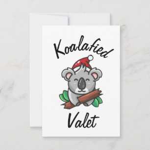 Koalafied Valet Card